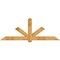 Ekena Millwork Kennewick Rough Sawn Timber Gable Bracket, Western Red Cedar, 96"W x 36"H x 6"D x 6"F, 9/12 Pitch GBW096X36X0606KEN00RWR - alternate 1